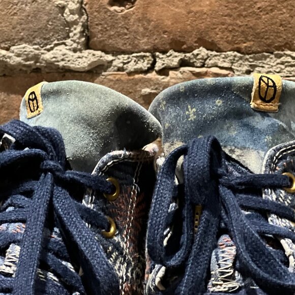 Visvim Skagway Flora Sneaker – Multicolor Jacquard Woven / Canvas Size 8 - Picture 4 of 11